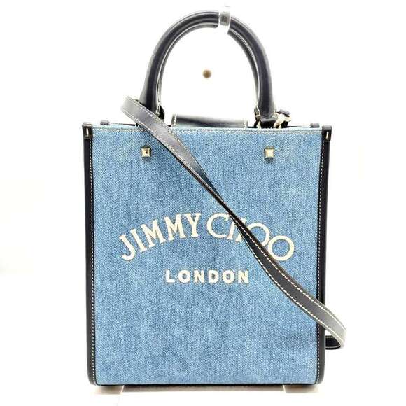 JIMMY CHOO Black Leather Shoulder Bag - Picture 1 of 6
